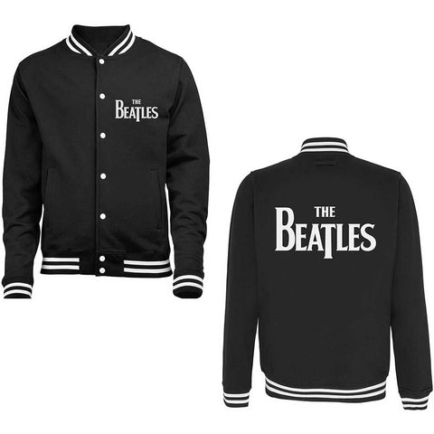 The Beatles - Drop T Logo Varsity Jacket (UK Import)