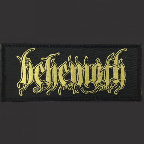 Behemoth - Logo Gold Border Patch