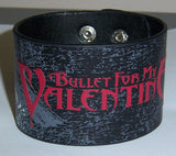Bullet For My Valentine - Bird Leather Wristband
