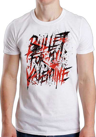 Bullet For My Valentine - Splattered Logo T-Shirt