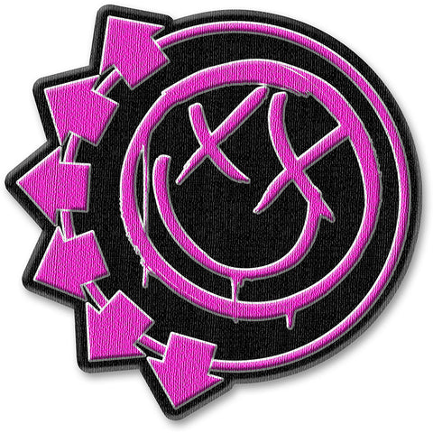 Blink-182 - Patch - Standard - UK Import - Pink Neon Six Arrows - Collector's Patch
