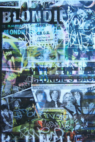 Blondie - Collage Rolled - Poster