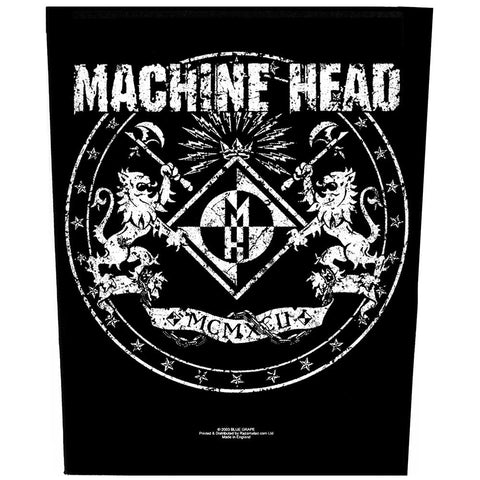 Machine Head - Crest Back Patch (UK Import)