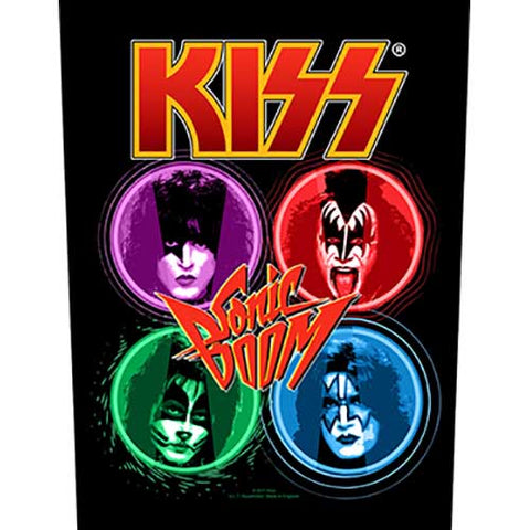 KISS - Sonic Boom Back Patch (UK Import)