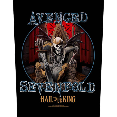 Avenged Sevenfold - Hail To The King Back Patch (UK Import)