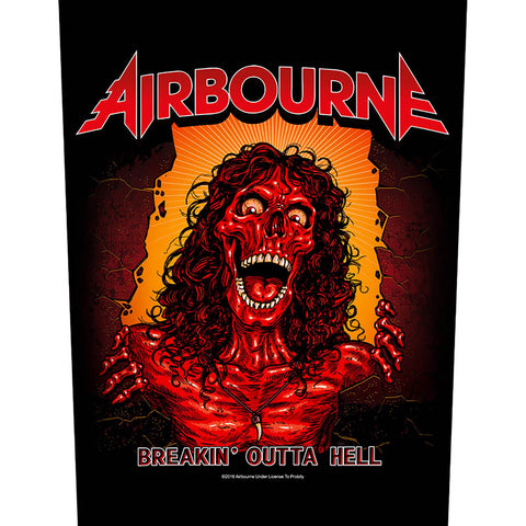 Airbourne - Breakin' Outa Hell Back Patch (UK Import)