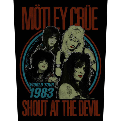 Motley Crue - Shout At The Devil - Back Patch (UK Import)