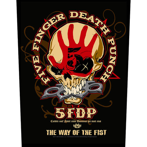 Five Finger Death Punch - Way Of The Fist Back Patch (UK Import)