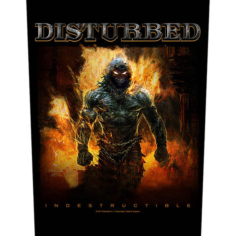 Disturbed - Indestructible Back Patch (UK Import)