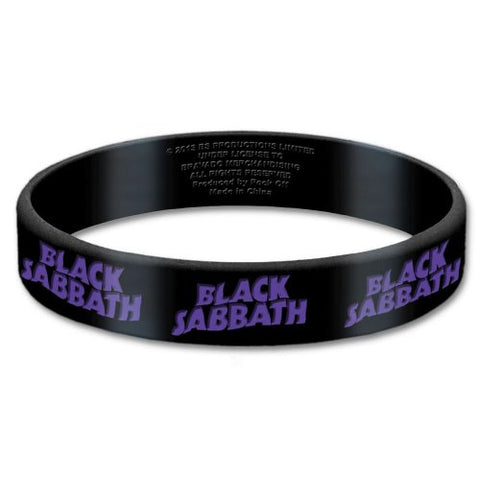 Black Sabbath - Rubber Bracelet Wristband (UK Import)