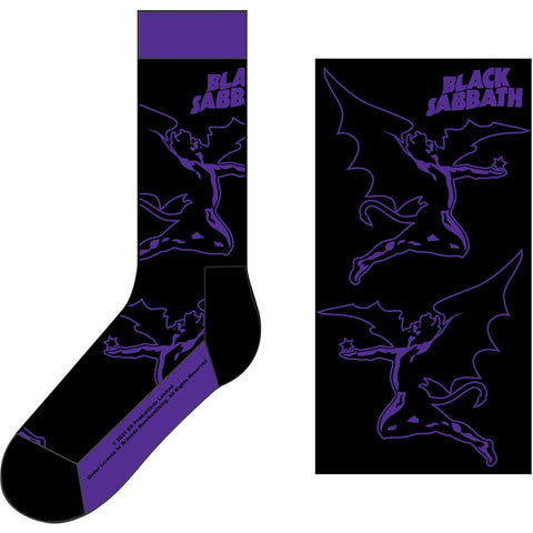 Black Sabbath - Logo & Demon Ankle - Socks (UK Import)