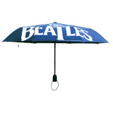 The Beatles - Black Drop T Logo With Retractable Fitting Umbrella (UK Import)