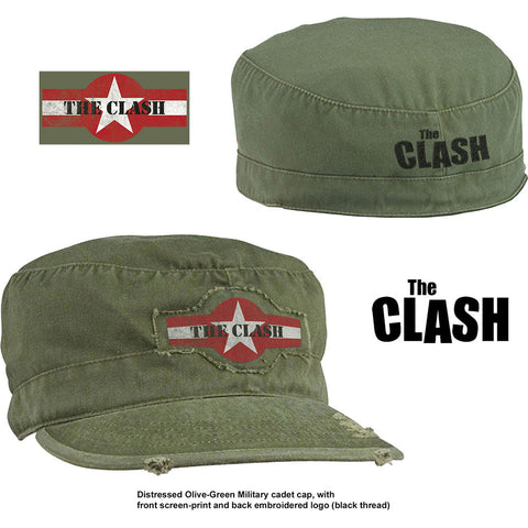 The Clash - Military Star Logo Cadet Style Cap (UK Import)
