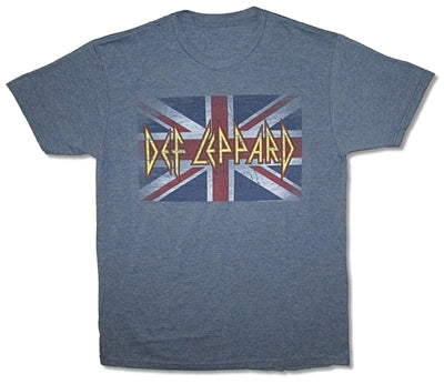 Def Leppard - Union Jack Distressed T-Shirt
