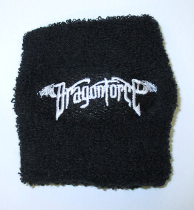 DragonForce - White Logo Terry Cloth Wristband