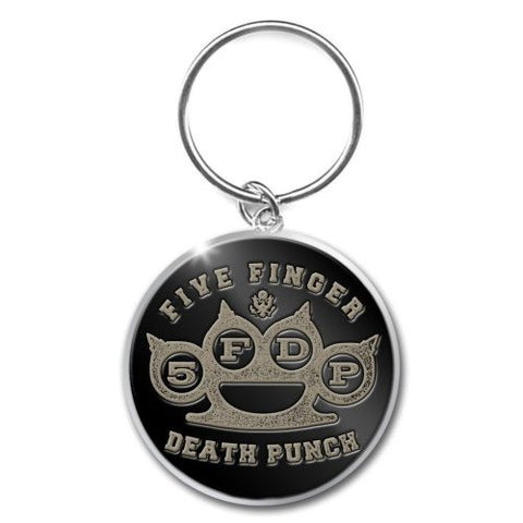 Five Finger Death Punch - Metal Logo Keychain (UK Import)