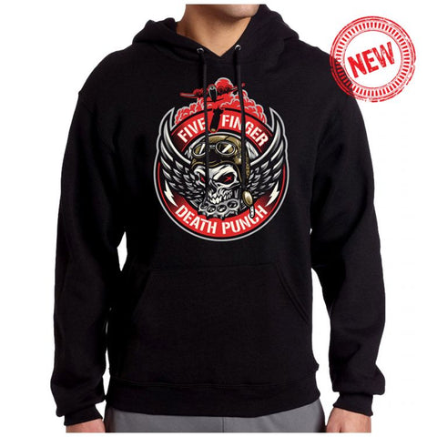 Five Finger Death Punch - Bomber Patch Pullover Hoodie