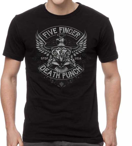 Five Finger Death Punch - Howe Eagle Crest - T-Shirt