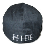 HIM - Silver Heartagram Fitted Hat