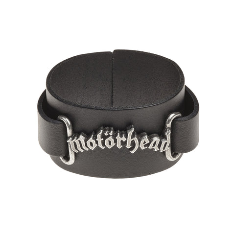 Motorhead - Pewter And Genuine Leather Wristband (UK Import)