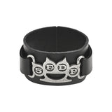Five Finger Death Punch - Pewter And Genuine Leather Wristband (UK Import)