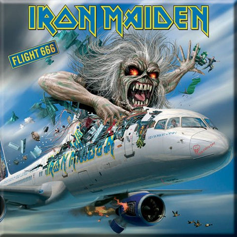 Iron Maiden - Flight 666 Fridge Magnet (UK Import)
