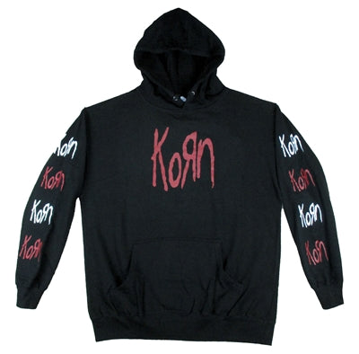 Korn - Sleeve Logos Pull Over Hoodie