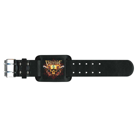 Bullet For My Valentine - Leather Logo Metal Strap - Wristband (UK Import)