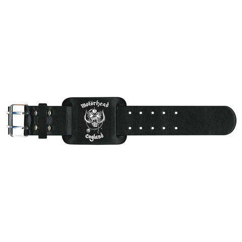 Motorhead - England Leather Logo Metal Strap - Wristband (UK Import)