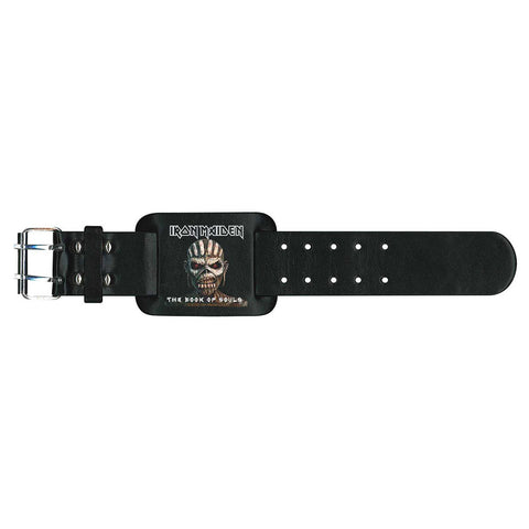 Iron Maiden - Leather The Book Of Souls Metal Strap - Wristband (UK Import)