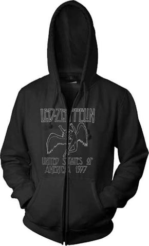 Led Zeppelin - US 77 Zip Hoodie