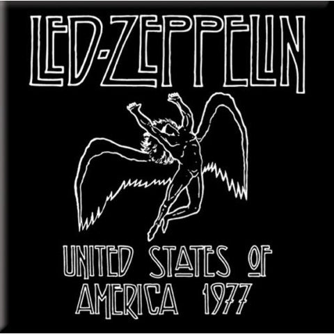 Led Zeppelin - 1977 USA Tour Fridge Magnet (UK Import)