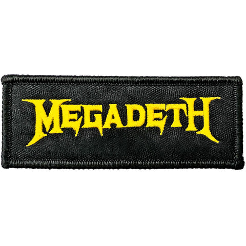 Megadeth - Embroidered - Gold Logo - Collector's Patch (UK Import)