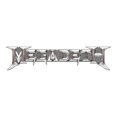 Megadeth - Chrome Logo Lapel Pin Badge (UK Import)