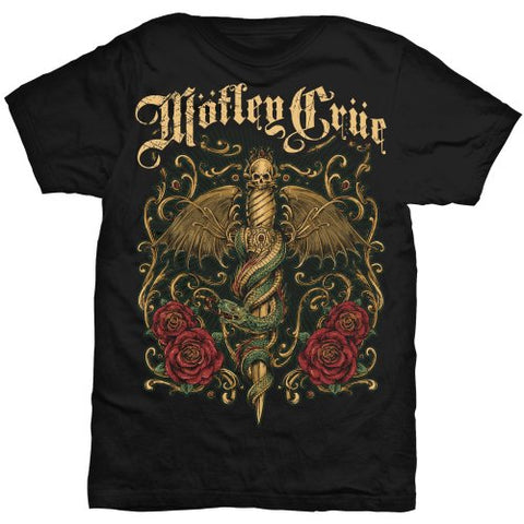 Motley Crue - Exquisite Dagger T-Shirt (UK Import)
