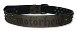 Motorhead - Logo Studded Leather Belt