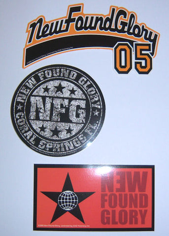 New Found Glory - Logo Sticker Set Pack