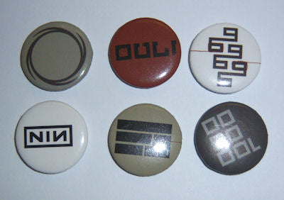 Nine Inch Nails - Year Zero Symbols 6 Button Set