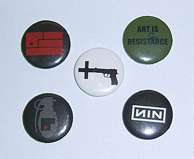 Nine Inch Nails - Year Zero 5 Button Set