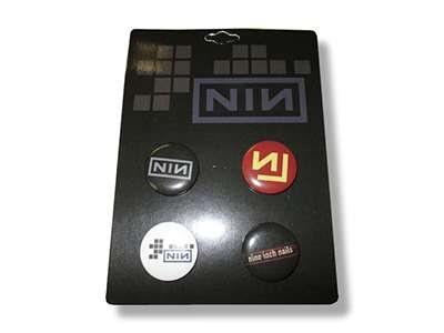 Nine Inch Nails - 4 Button Set