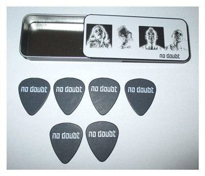 No Doubt - Guitar Pick Set In Slide-Top Tin