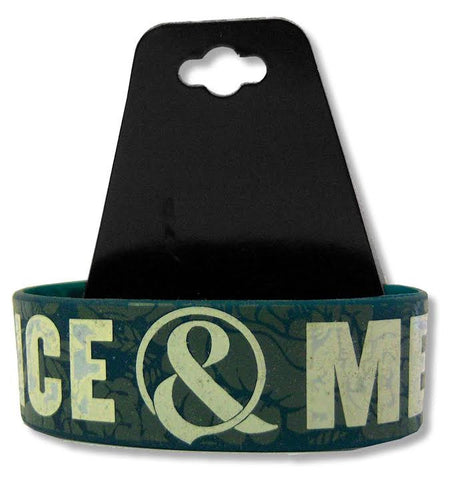 Of Mice & Men - Floral Overlay Silicone Wristband
