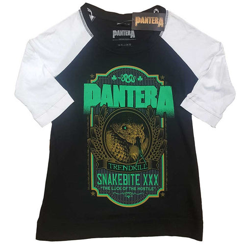 Pantera - Snakebit XXX Label - Ladies Girly Raglan Tee (UK Import)