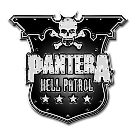 Pantera - Hell Patrol Shield Logo Lapel Pin Badge (UK Import)
