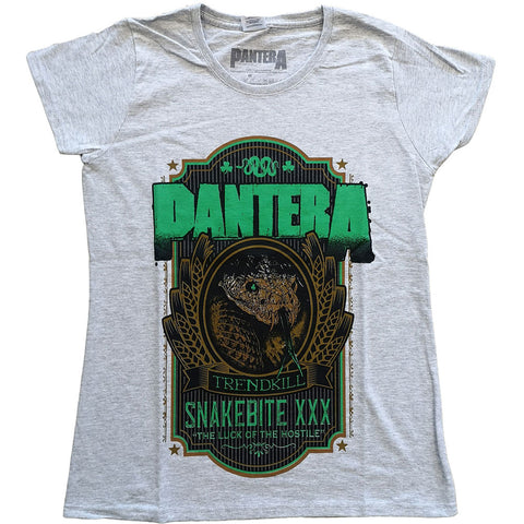 Pantera - Snakebite XXX Label Ladies Girly Tee (UK Import)
