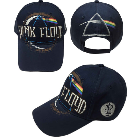 Pink Floyd - Navy Blue Dark Side Of The Moon Cap (UK Import)