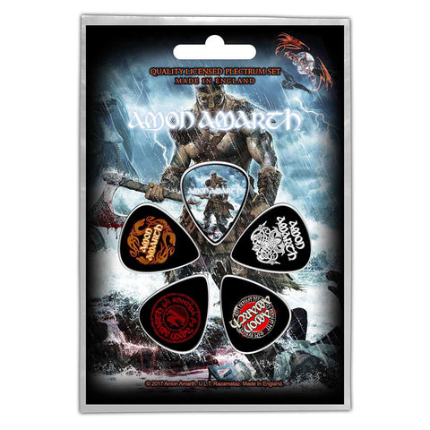 Amon Amarth - Guitar Pick Set - 5 Picks - UK Import - Licensed New In Pack