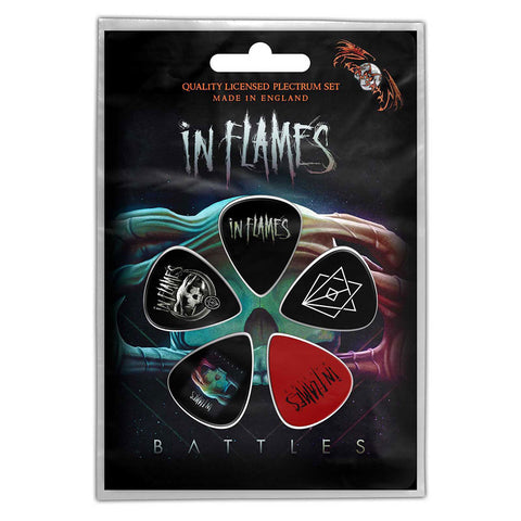 In Flames - Guitar Pick Set - 5 Picks - UK Import - Licensed New In Pack