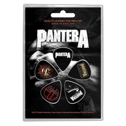 Pantera - Guitar Pick Set - 5 Picks - UK Import - Licensed New In Pack