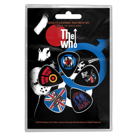 The Who - Guitar Pick Set - 5 Picks - UK Import - Licensed New In Pack